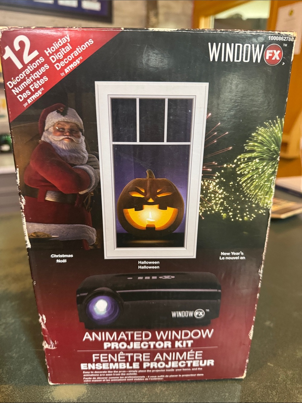 WINDOW FX Animated Window Projector Kit - Halloween Pumpkin